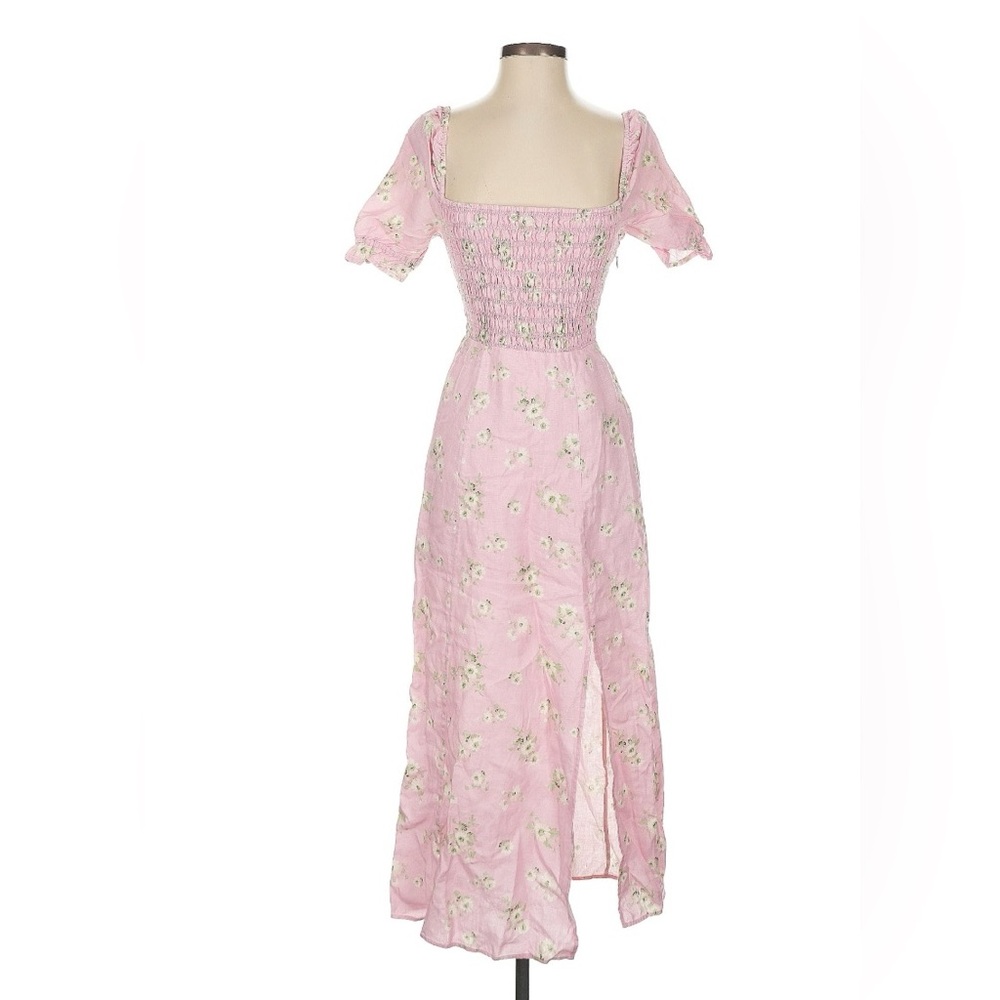 & Other Stories Pink Floral Maxi Dress